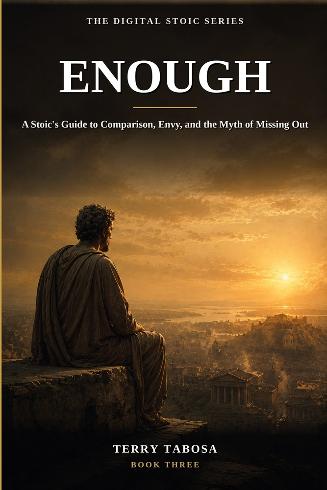 Enough: A Stoic's Guide to Comparison, Envy, and the Myth of Missing Out cover