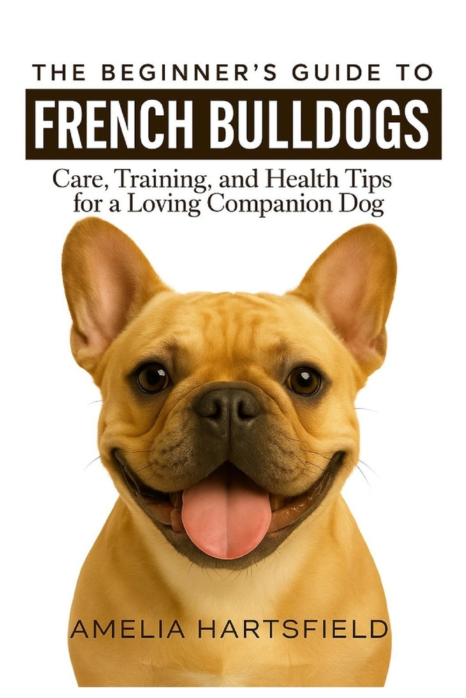 The Beginner's Guide to French Bulldogs: Care, Training, and Health Tips for a Loving Companion Dog cover