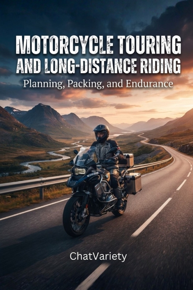 Motorcycle Touring and Long-Distance Riding: Planning, Packing, and Endurance cover