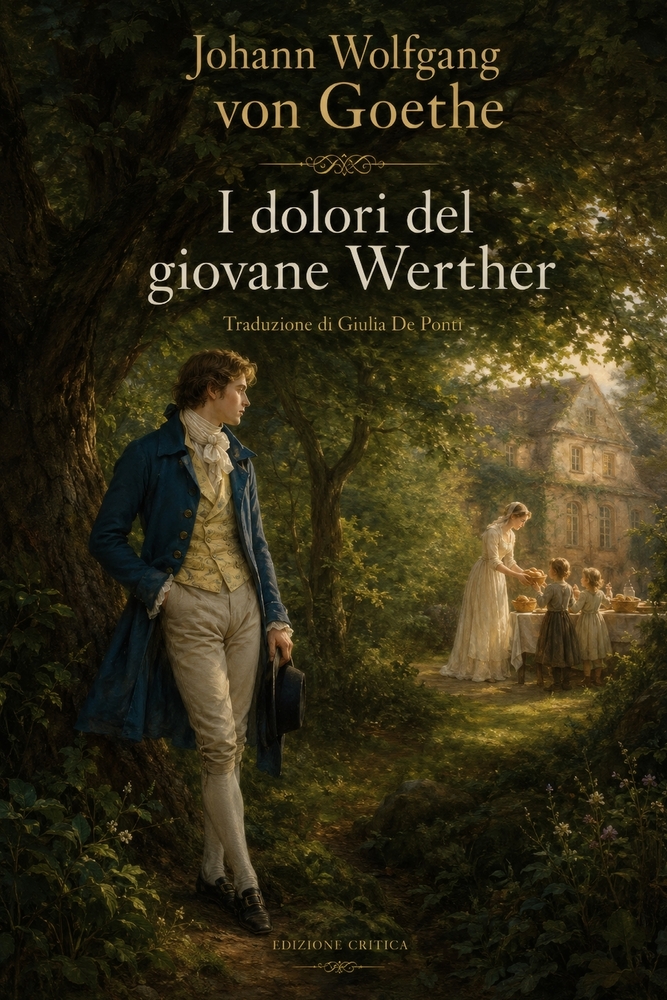 I Dolori del Giovane Werther: Edizione Critica Illustrata 2026 Nuova Traduzione dalla prima stesura "Erste Fassung 1774" a Cura di Giulia De Ponti cover