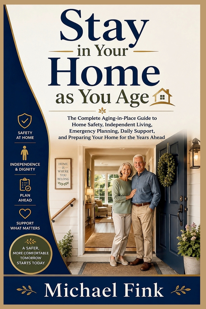 Stay in Your Home as You Age: The Complete Aging-in-Place Guide to Home Safety, Independent Living, Emergency Planning, Daily Support, and Preparing Y cover
