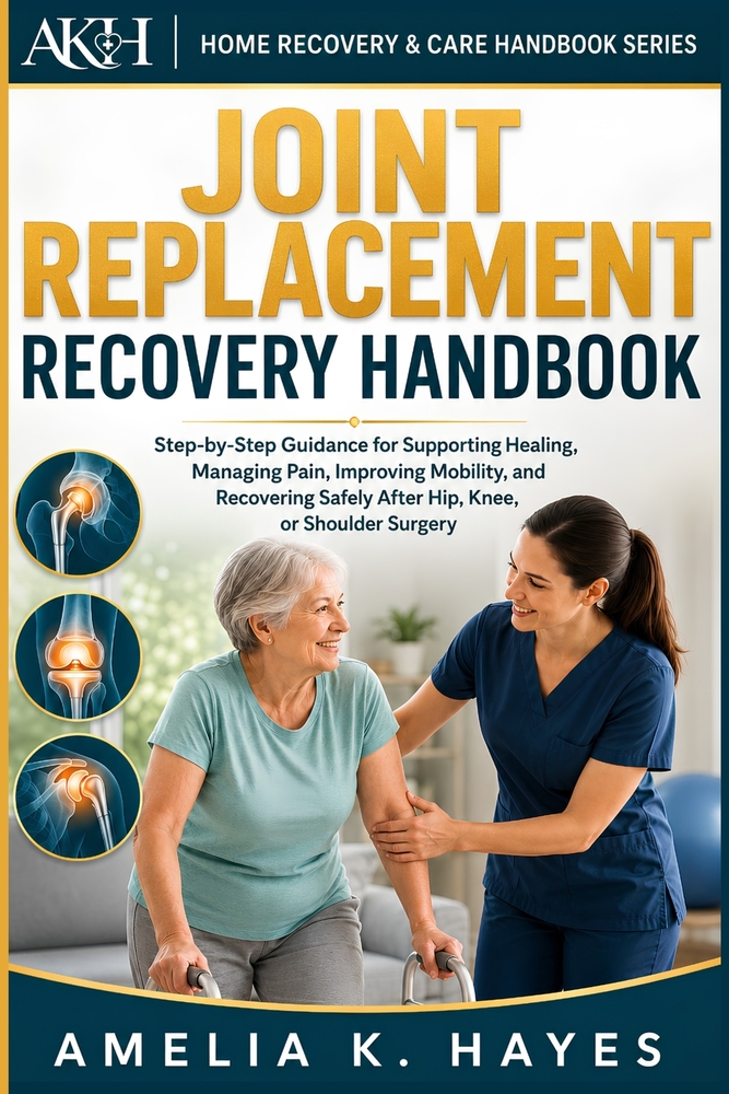Joint Replacement Recovery Handbook: Step-by-Step Guidance for Supporting Healing, Managing Pain, Improving Mobility, and Recovering Safely After Hip, cover
