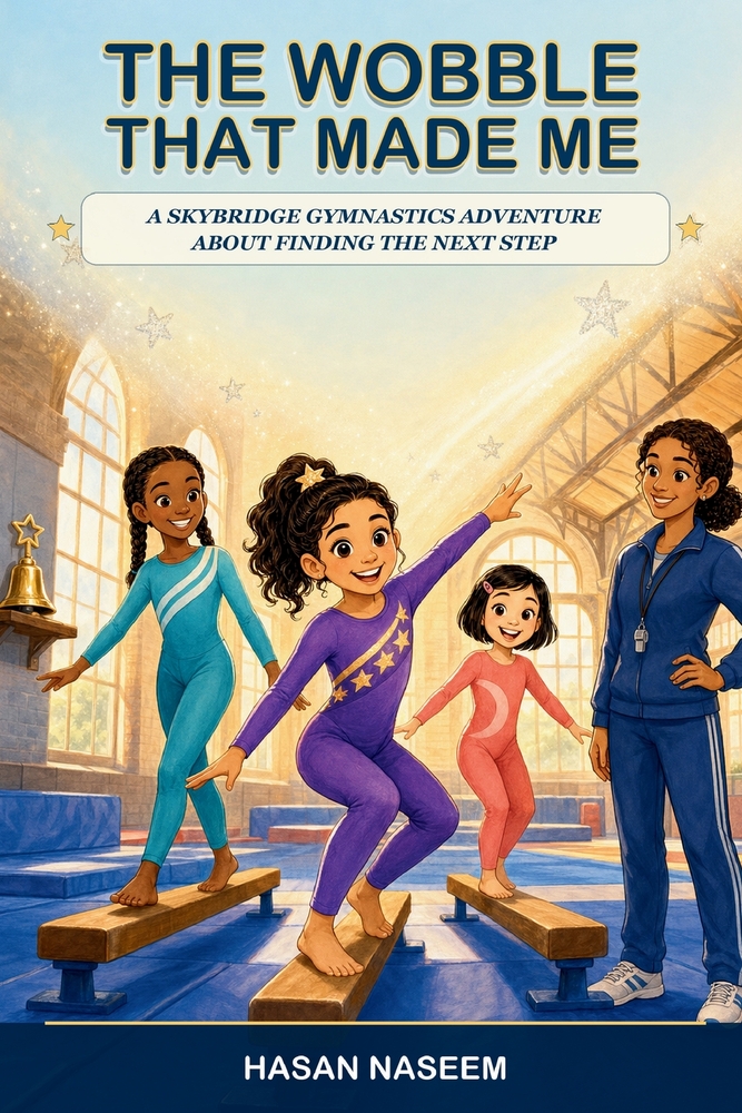 The Wobble That Made Me: A Skybridge Gymnastics Adventure About Finding the Next Step cover