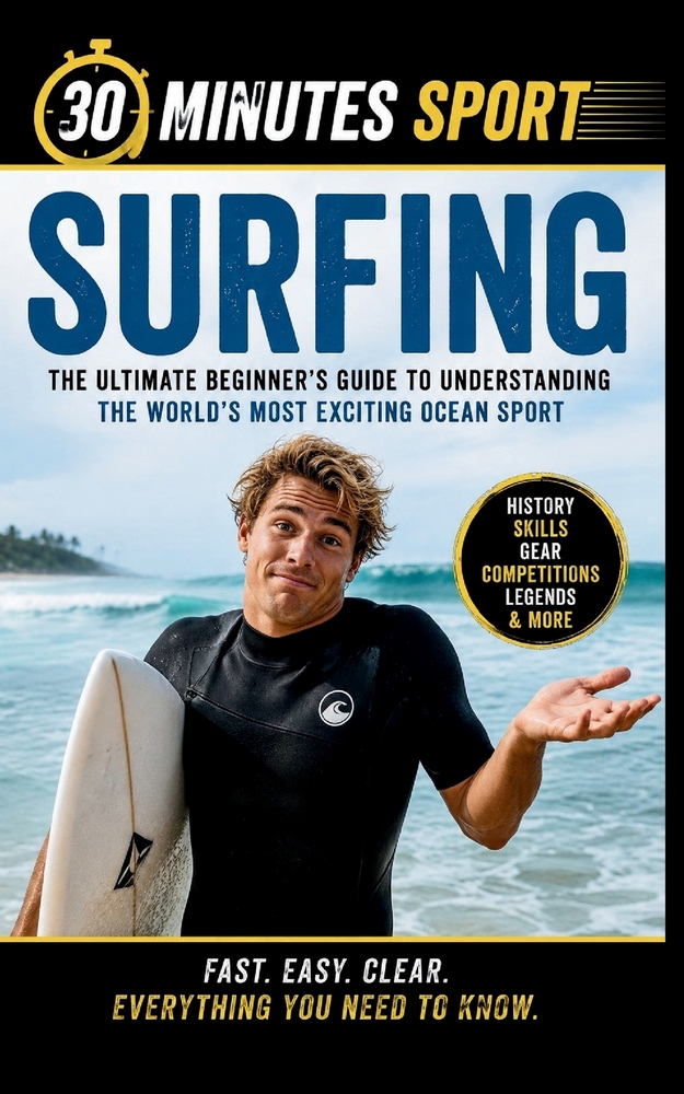 Surfing: The Ultimate Beginner's Guide to Understanding the World's Most Exciting Ocean Sport cover