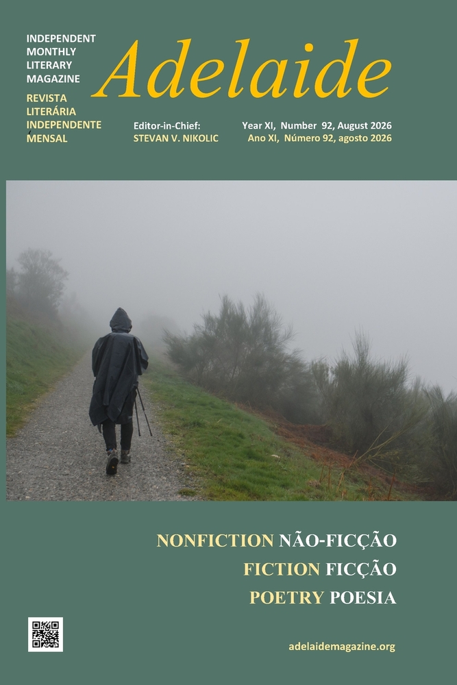 Adelaide: Independent Literary Magazine No.92, August 2026 cover