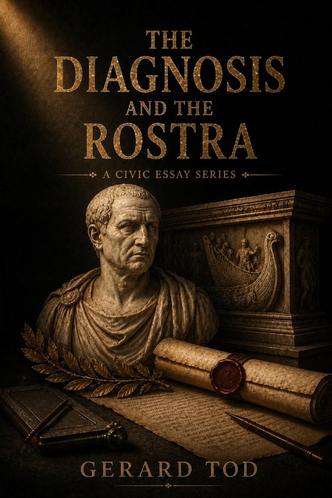 The Diagnosis and the Rostra: A Civic Essay Series cover