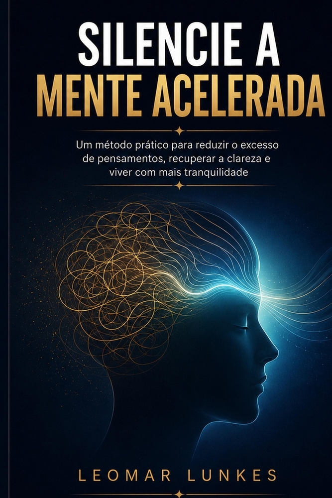 Silencie a Mente Acelerada: Um método prático para reduzir o excesso de pensamentos, recuperar a clareza e viver com mais tranquilidade cover