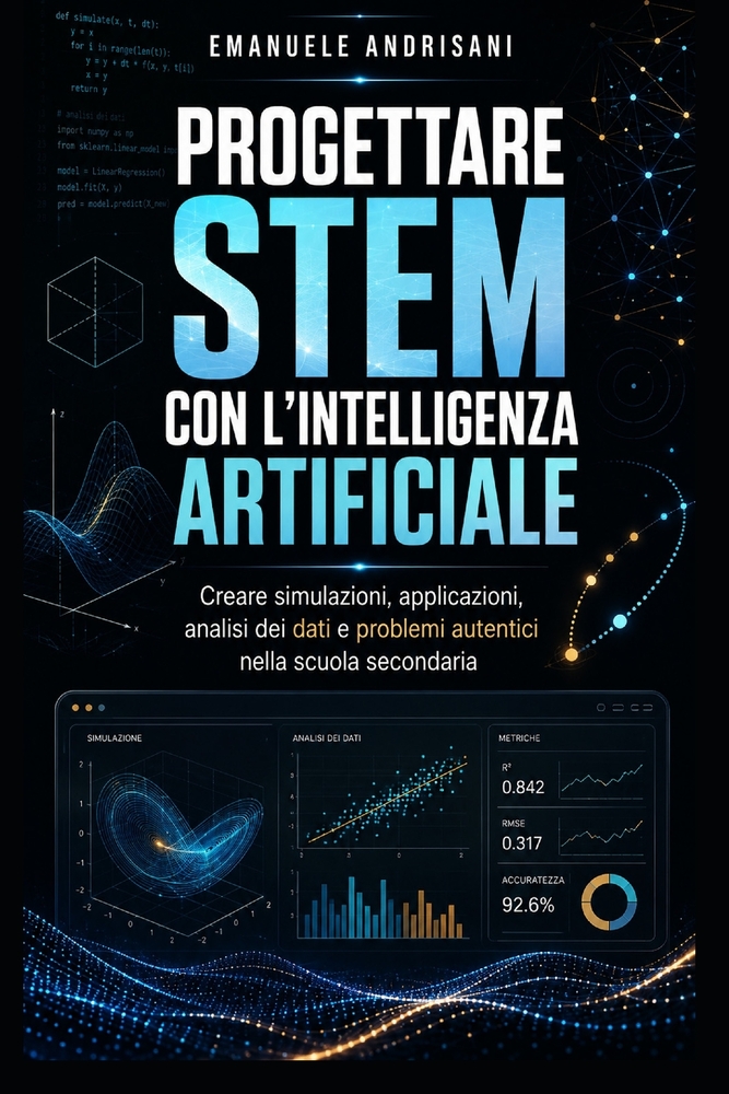 Progettare Stem Con l'Intelligenza Artificiale: Creare simulazioni, applicazioni, analisi dei dati e problemi autentici nella scuola secondaria cover