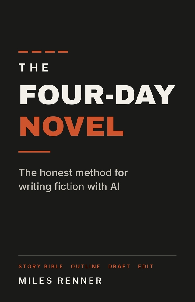 The Four-Day Novel: The Honest Method for Writing Fiction with AI cover