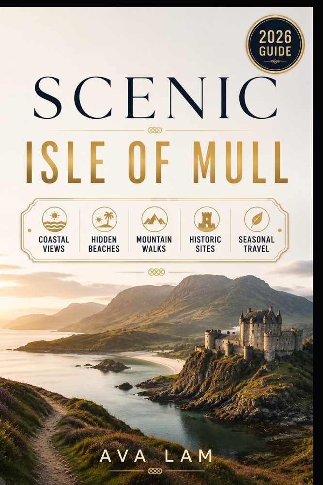 Scenic Isle of Mull: Coastal Views, Hidden Beaches, Mountain Walks, Historic Sites & Seasonal Travel cover
