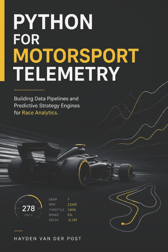 Python for Motorsport Telemetry: Building Data Pipelines and Predictive Strategy Engines for Race Analytics cover