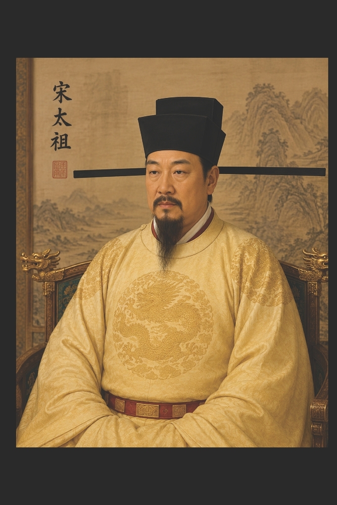 The Peaceful Founder: Emperor Taizu of Song 赵匡胤 宋太祖 The General Who Chose Wisdom Over War and Built China's cover
