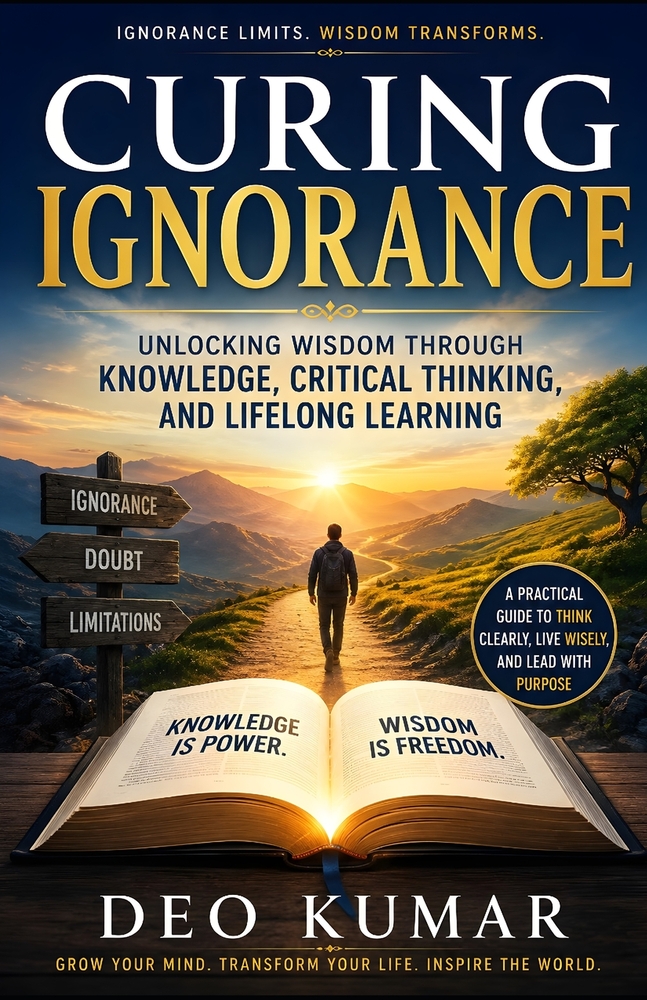 Curing Ignorance: Unlocking Wisdom Through Knowledge, Critical Thinking, and Lifelong Learning cover