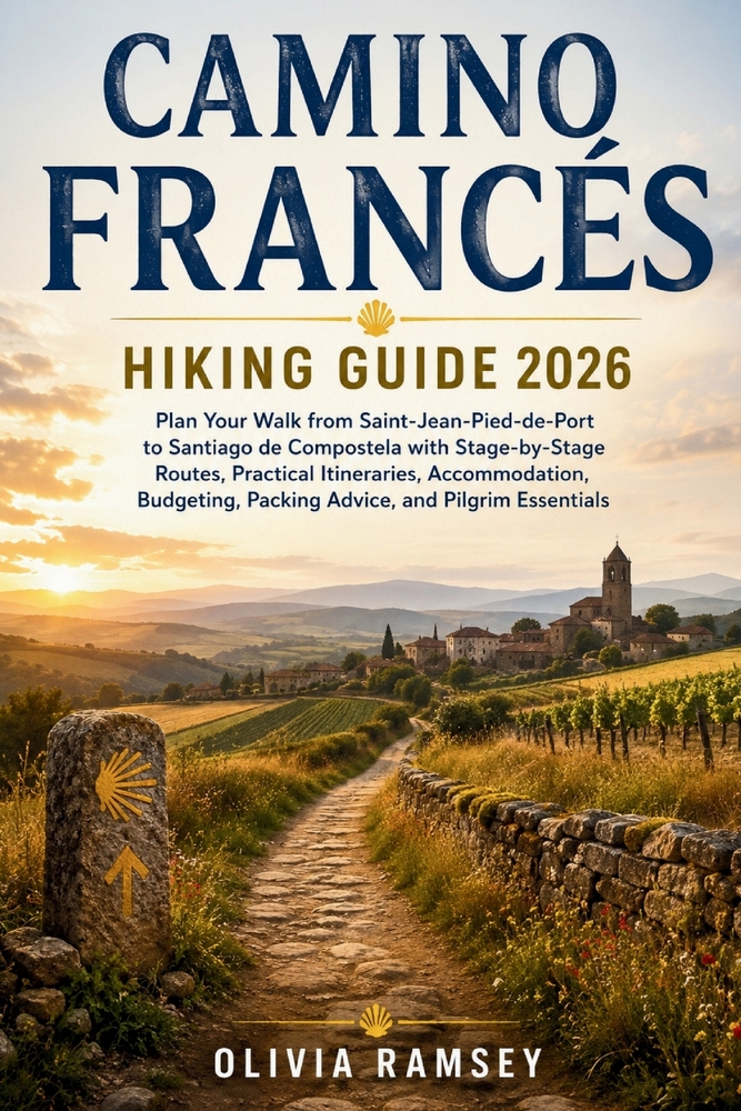 Camino Francés Hiking Guide 2026: Plan Your Walk from Saint-Jean-Pied-de-Port to Santiago de Compostela with Stage-by-Stage Routes, Practical Itinerar cover
