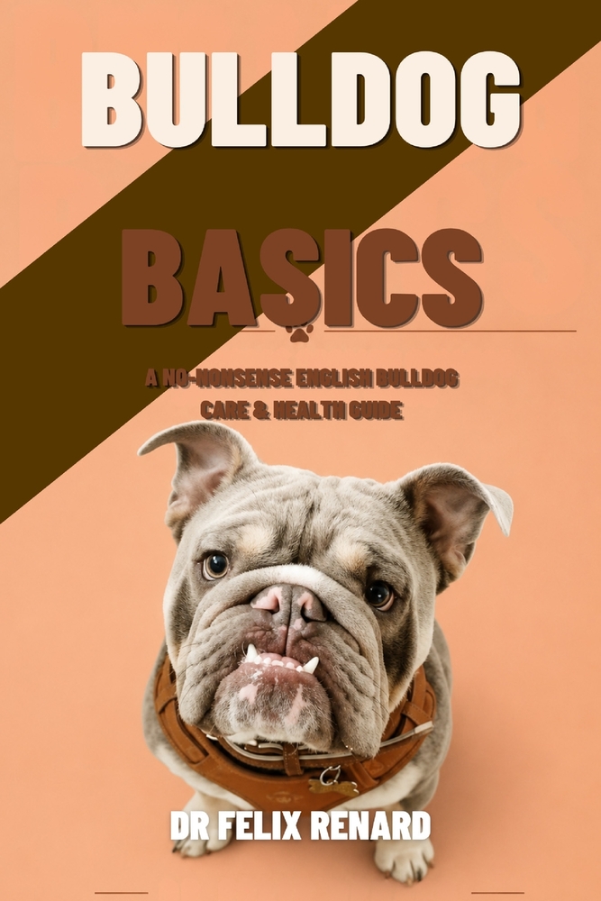 Bulldog Basics: A No-Nonsense English Bulldog Care & Health Guide cover