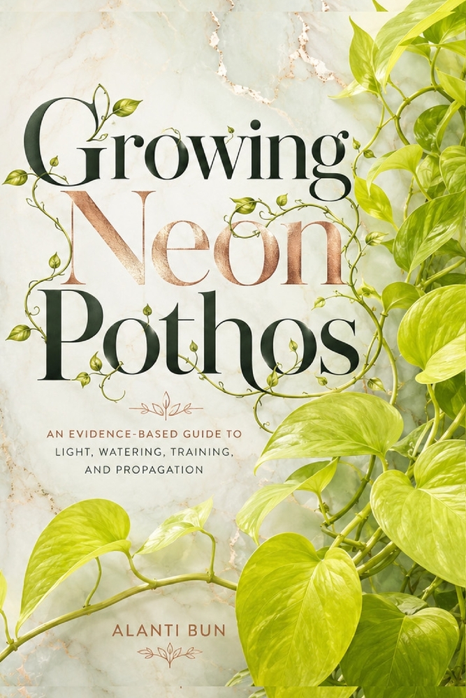 Growing Neon Pothos: An Evidence-Based Guide to Light, Watering, Training, and Propagation cover