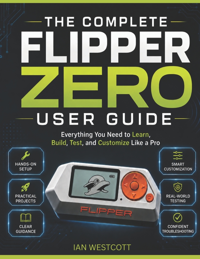 The Complete Flipper Zero User Guide: Everything You Need to Learn, Build, Test, and Customize Like a Pro cover