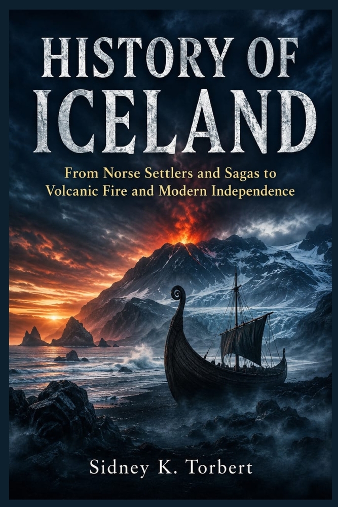 History of Iceland: From Norse Settlers and Sagas to Volcanic Fire and Modern Independence cover