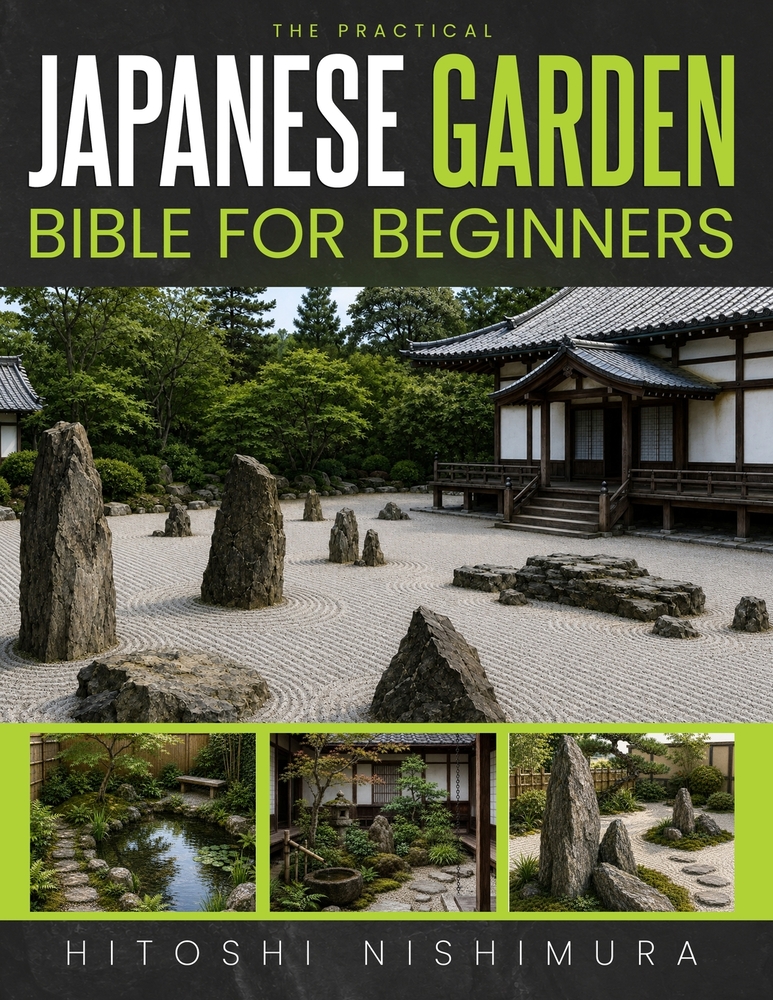 The Practical Japanese Garden Bible for Beginners: Transform Your Yard into a Peaceful Japanese Garden and Bring Calm and Nature into Your Life With I cover
