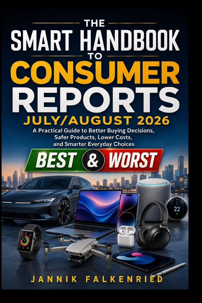 The Smart Handbook to Consumer Reports July/August 2026: A Practical Guide to Better Buying Decisions, Safer Products, Lower Costs, and Smarter Everyd cover