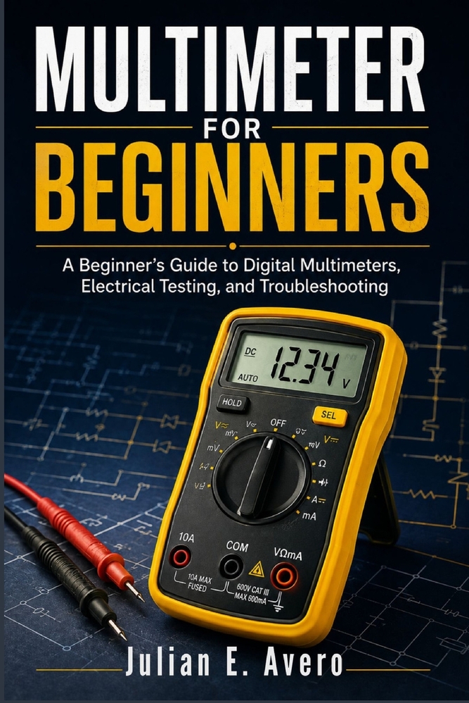 Multimeter for Beginners: A Beginner's Guide to Digital Multimeters, Electrical Testing, and Troubleshooting cover