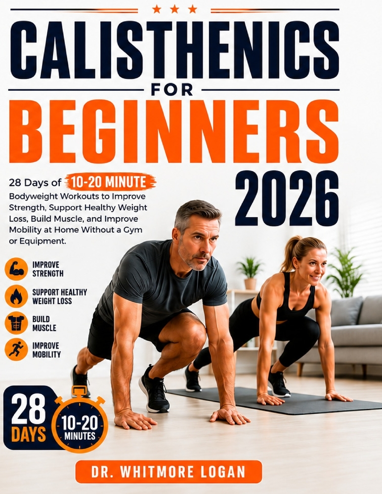Calisthenics for Beginners 2026: 28 Days of 10-20 Minute Bodyweight Workouts to Improve Strength, Support Healthy Weight Loss, Build Muscle, and Impro cover