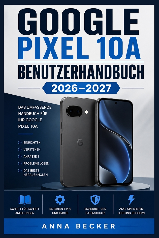 Google Pixel 10a Benutzerhandbuch 2026-2027: Kamera, Apps und Sicherheit - Die komplette Anleitung für Einsteiger und Profis cover