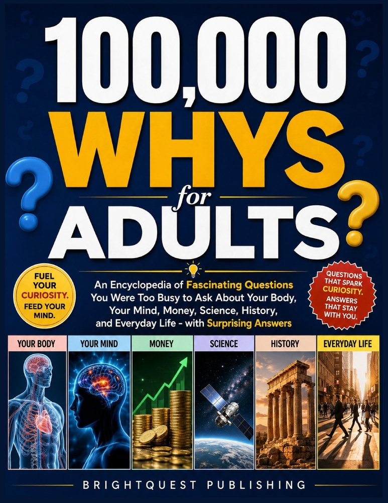 100,000 Whys for Adults: An Encyclopedia of Fascinating Questions You Were Too Busy to Ask About Your Body, Your Mind, Money, Science, History, and Ev cover