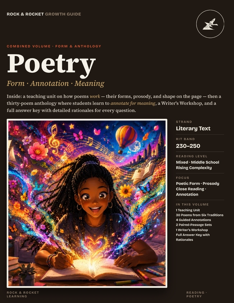 Rock & Rocket Growth: Poetry cover