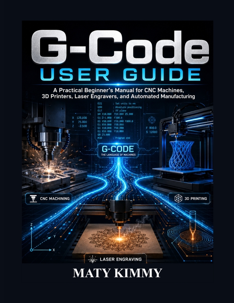 G-Code User Guide: A Practical Beginner's Manual for CNC Machines, 3D Printers, Laser Engravers, and Automated Manufacturing cover