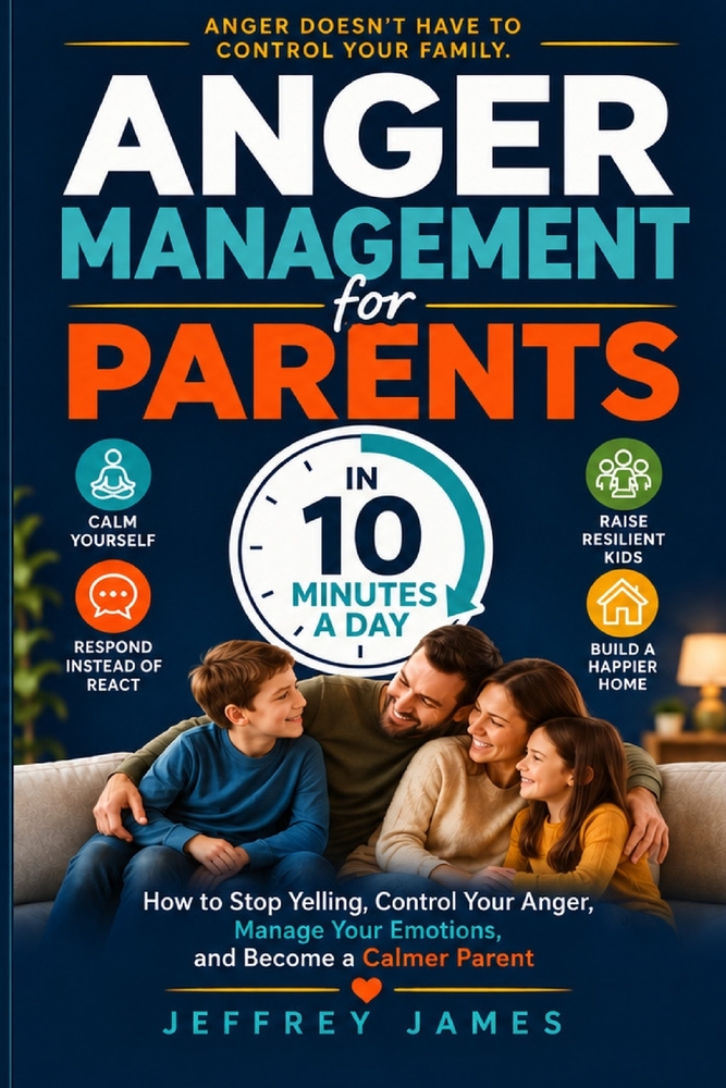 Anger Management for Parents in 10 Minutes a Day: How to Stop Yelling, Control Your Anger, Manage Your Emotions, and Become a Calmer Parent cover