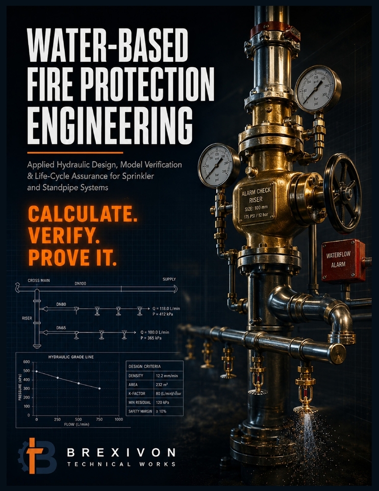 Water-Based Fire Protection Engineering: Applied Hydraulic Design, Model Verification, and Life-Cycle Assurance for Sprinkler and Standpipe Systems cover