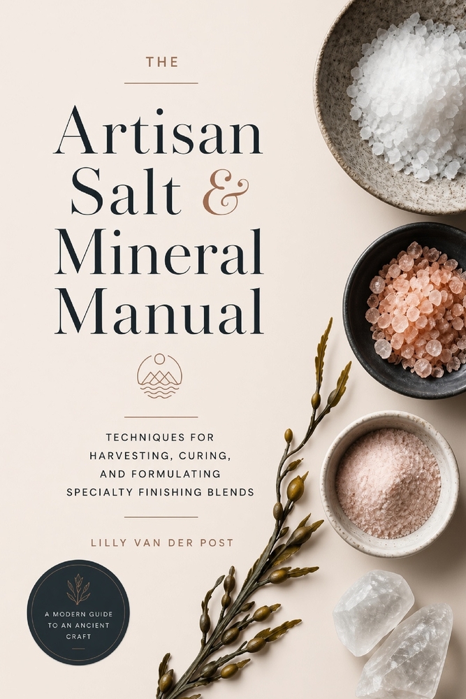 The Artisan Salt & Mineral Manual: Techniques for Harvesting, Curing, and Formulating Specialty Finishing Blends cover