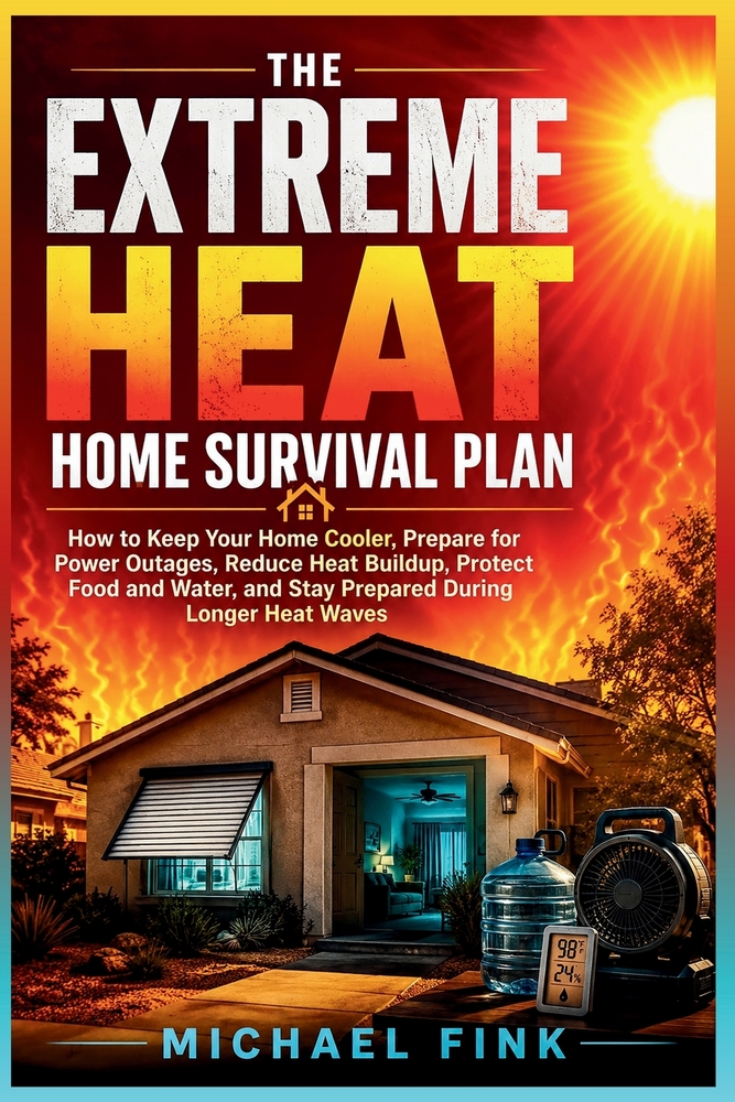 The Extreme Heat Home Survival Plan: How to Keep Your Home Cooler, Prepare for Power Outages, Reduce Heat Buildup, Protect Food and Water, and Stay Pr cover