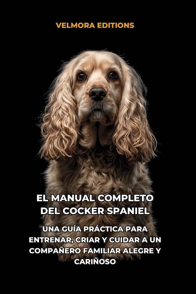 El Manual Completo del Cocker Spaniel: Una Guía Práctica para Entrenar, Criar y Cuidar a un Compañero Familiar Alegre y Cariñoso cover