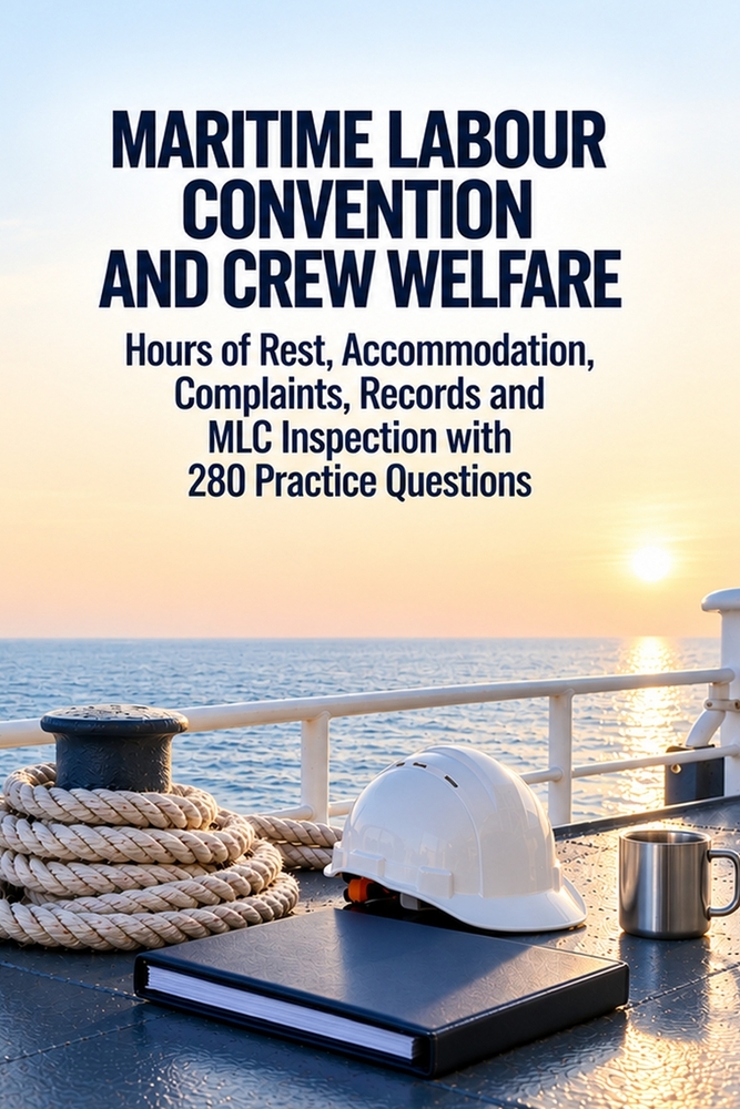 Maritime Labour Convention and Crew Welfare: Hours of Rest, Accommodation, Complaints, Records and MLC Inspection with 280 Practice Questions cover