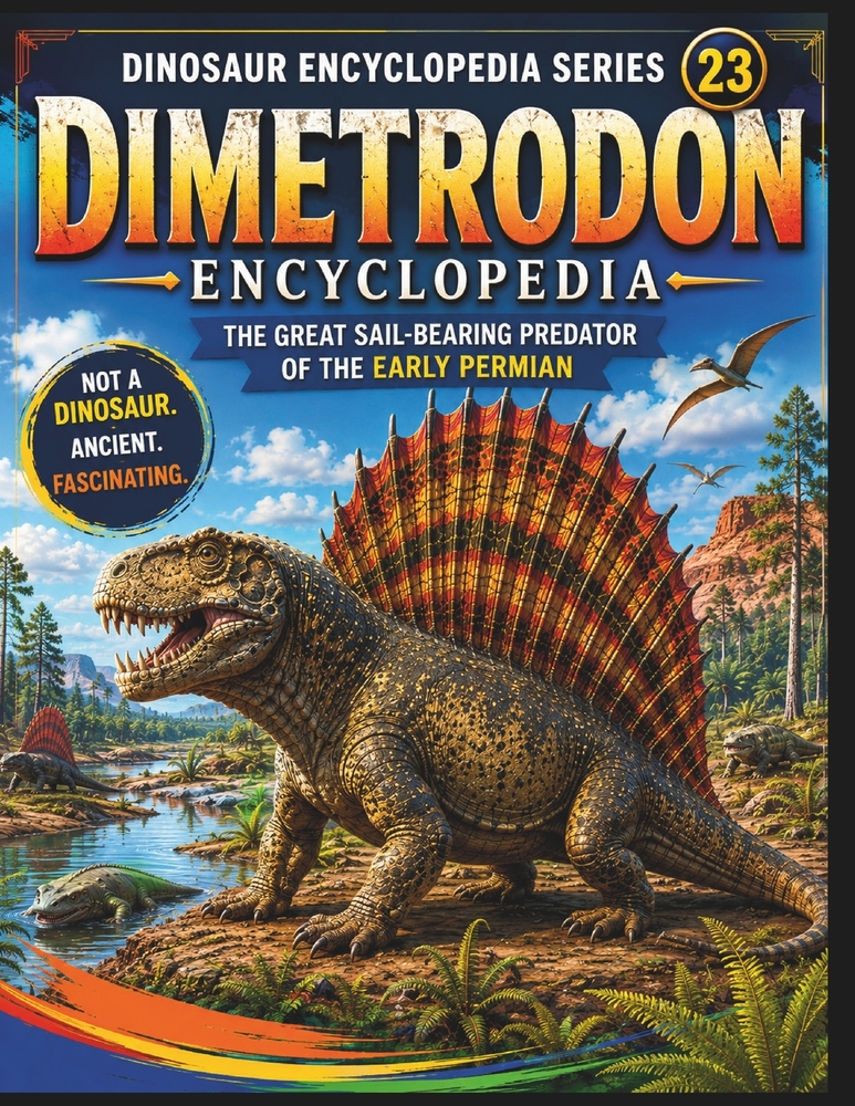 Dinosaur Encyclopedia Series Vol. 23 Dimetrodon: Not a Dinosaur Discover the Sail Backed Synapsid of the Early Permian cover