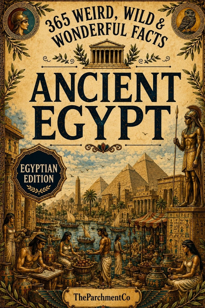 365 Weird, Wild & Wonderful Facts About Ancient Egypt: Fascinating Facts About Pharaohs, Pyramids, Mummies, Gods, Daily Life, Ancient Medicine, Strang cover