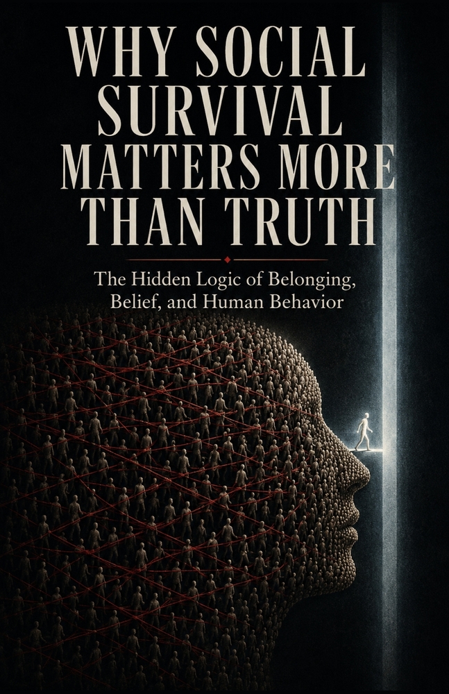 Why Social Survival Matters More Than Truth: The Hidden Logic of Belonging, Belief, and Human Behavior cover