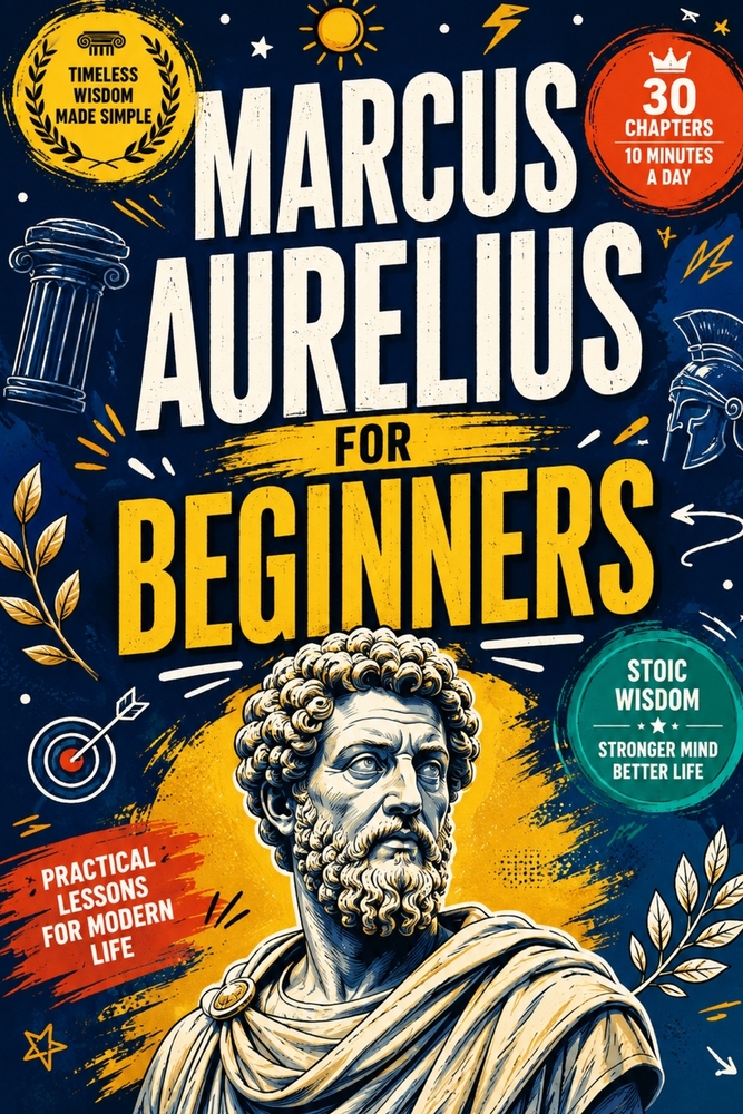 Marcus Aurelius for Beginners: Discover the Wisdom of Marcus Aurelius, Stoicism, Self-Discipline, Resilience, Inner Peace, Mindfulness, Emotional Stre cover