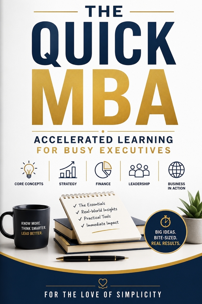 The Quick MBA: Accelerated Learning for Busy Executives cover