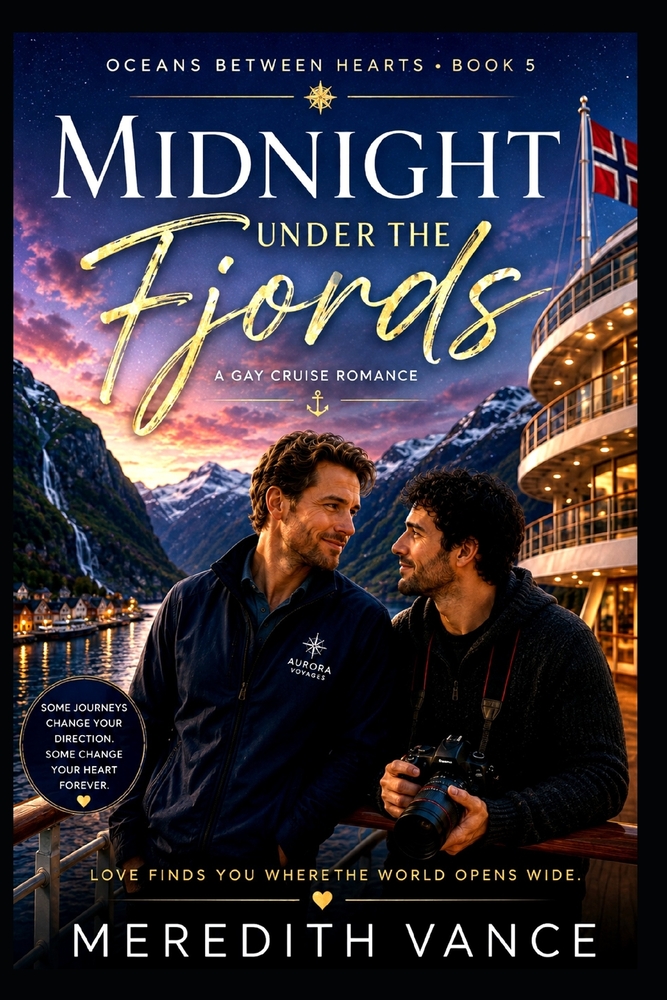 Midnight Under the Fjords: A Slow Burn MM Cruise Romance Set Among Norway's Breathtaking Fjords cover