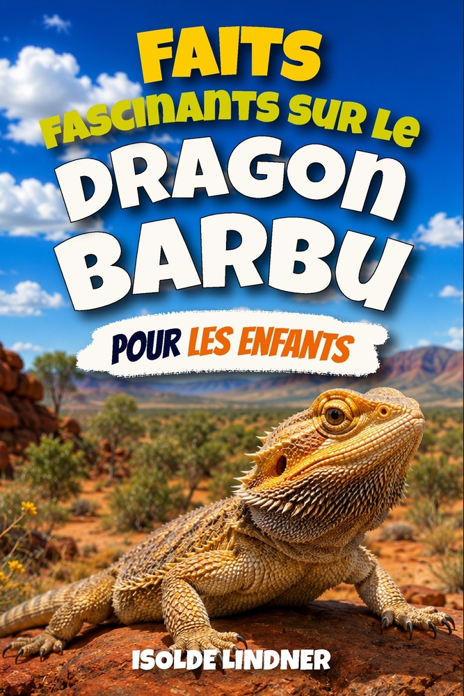 Faits fascinants sur le dragon barbu pour les enfants intelligents: Découvrez les incroyables lézards australiens et leurs incroyables compétences de cover