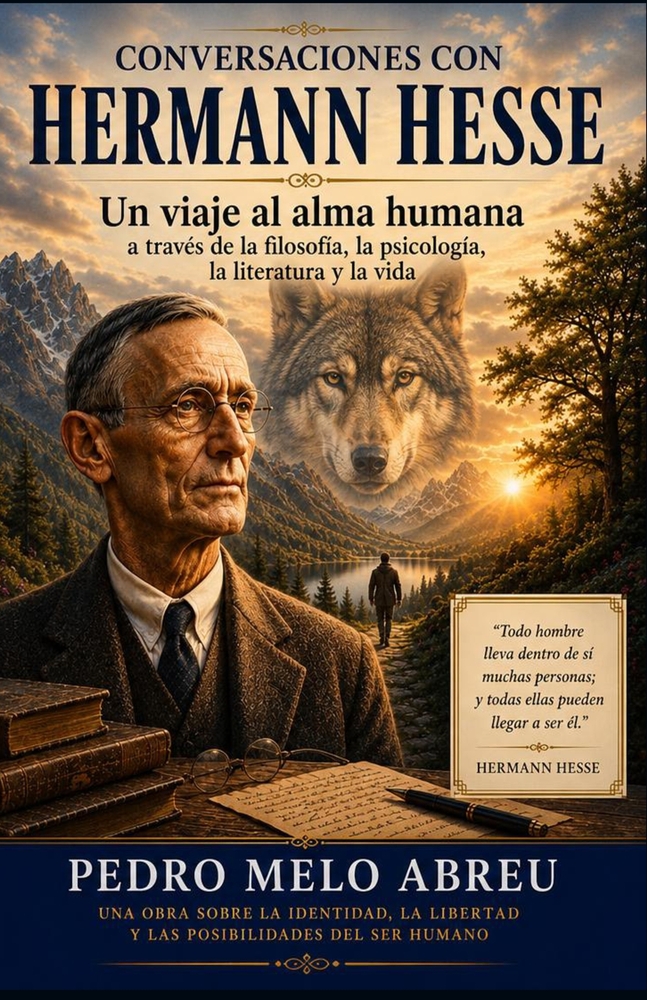 Conversaciones con Hermann Hesse: Tres Obras Mayores: Demian, Narciso y Goldmund y Bajo las ruedas - El habitante continuo de nuestra época, en toda s cover