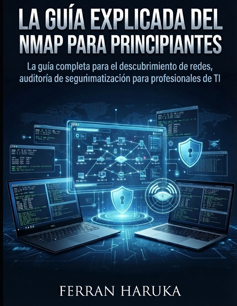 La Guía Explicada del Nmap Para Principiantes: La guía completa para el descubrimiento de redes, auditoría de seguridad y automatización para profesio cover