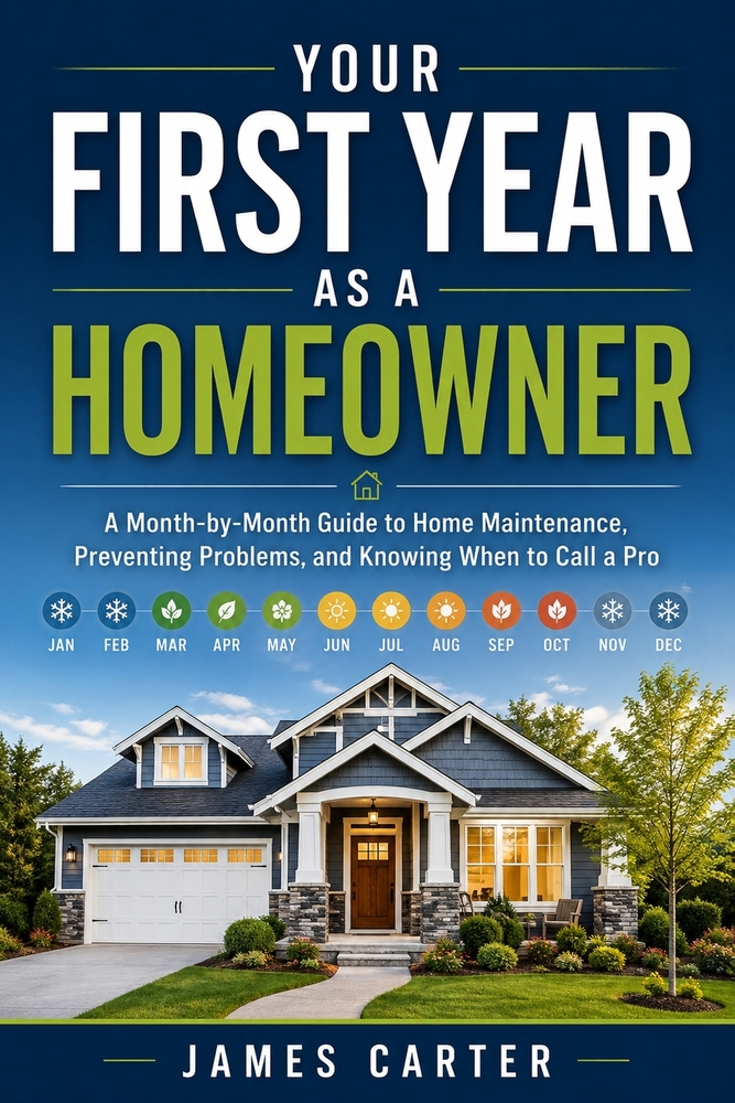 Your First Year as a Homeowner: A Month-by-Month Guide to Home Maintenance, Preventing Problems, and Knowing When to Call a Pro cover