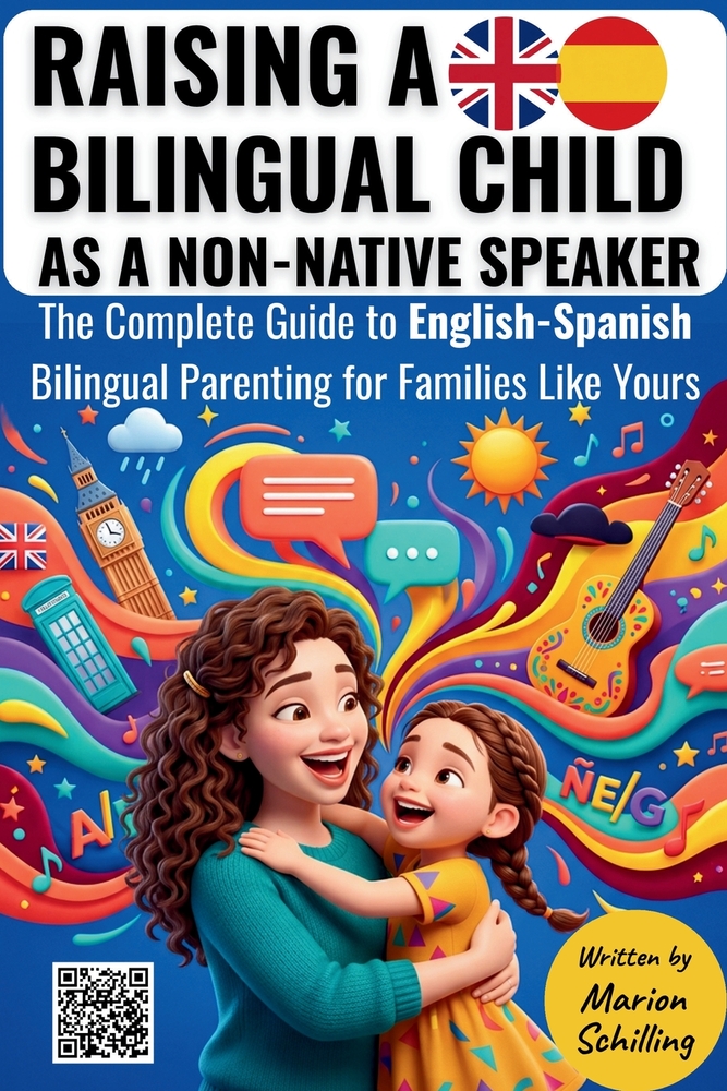 Raising a Bilingual Child as a Non-Native Speaker: The Complete Guide to English-Spanish Bilingual Parenting for Families Like Yours cover