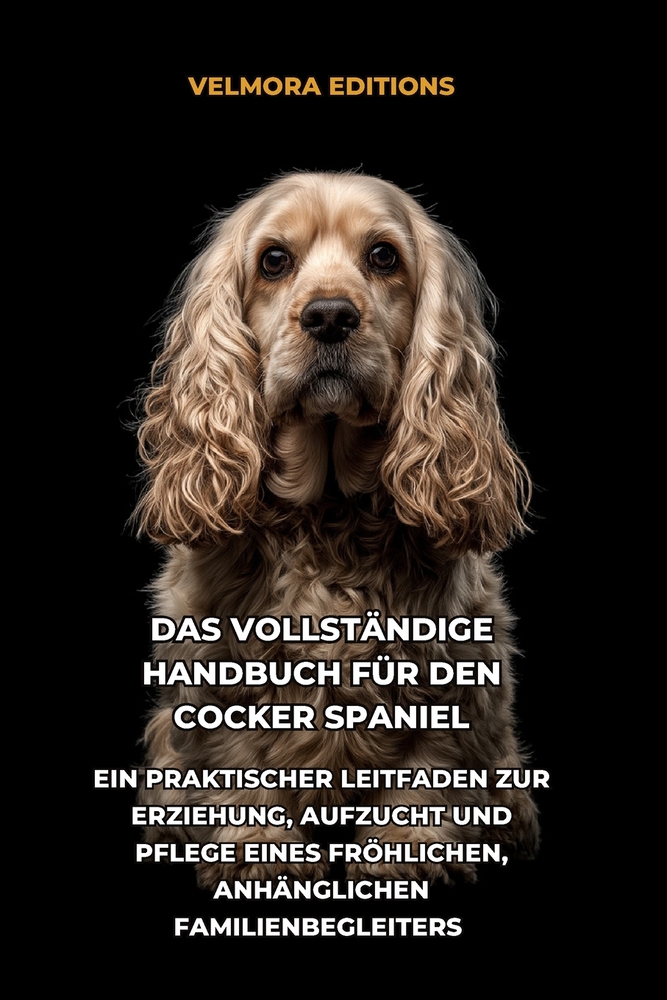 Das Vollständige Handbuch für den Cocker Spaniel: Ein Praktischer Leitfaden zur Erziehung, Aufzucht und Pflege eines Fröhlichen, Anhänglichen Familien cover