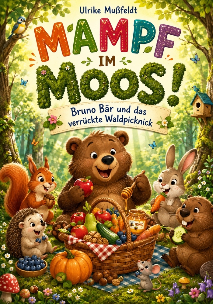 Mampf Im Moos!: Bruno Bär und das verrückte Waldpicknick cover