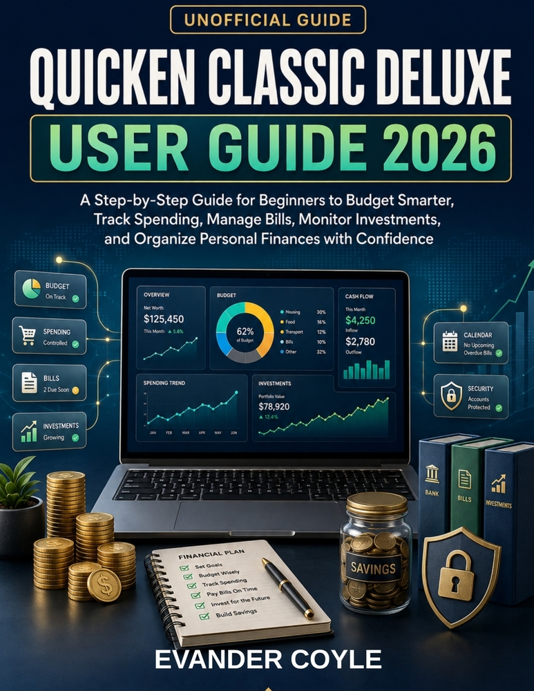 Quicken Classic Deluxe User Guide 2026 cover